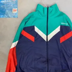 12WE41 70's スペイン製 adidas 好配色 トラックジャケット