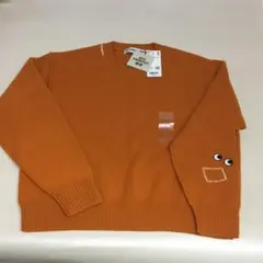 ユニクロ アニヤ・ハインドマーチ プレミアムラムクルーネックセーター Lサイズ