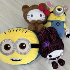 BIGぬいぐるみ4点セット バラ売り可能