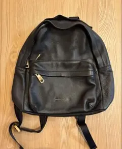 マークジェイコブス　MARC JACOBS ブラックレザーリュック