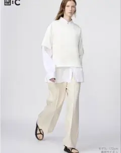 UNIQLO. C スウェットストレートパンツ　ナチュラルXS 新品