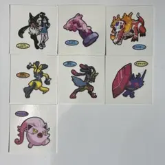 ⑧ポケモンパン　デコキャラシール　215 弾　7枚セット