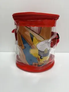 ポケモン　モンスターボール　クリアバッグ リザードン・キャプテンピカチュウ