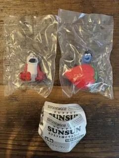 パペットスンスン　スンスンを探せマスコット　2点セット　イチゴ　ノンノン