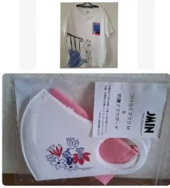 MOOMI　UNIQLOUTテイシャツ/　MOOMINマスク