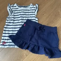 Ralph Lauren 半袖トップスとスカートセット90