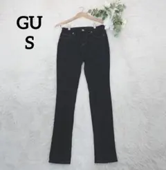 ジーユー レディース デニムスリムパンツ(S)ジーンズ ネイビー ストレッチ