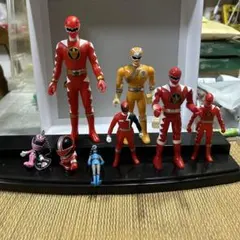 戦隊ヒーロー ソフビ、フィギュア 色々8体セット