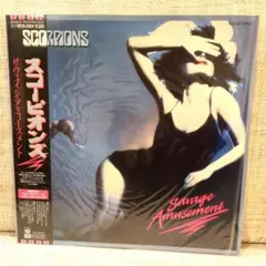SCORPIONS Savage Amusement レコード 帯付き