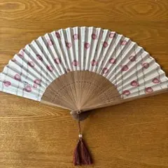 ✨扇子✨ 和装小物 扇子 梅柄 竹製 ピンク