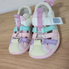 【IFME】キッズ メッシュサンダル（15cm）