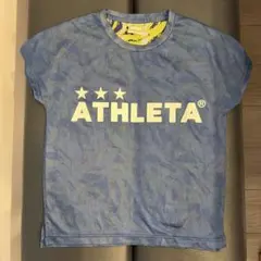 ATHLETA アスレタ Tシャツ ブルー 迷彩柄120