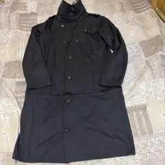 undecoratedブラック ダブルブレスト ロングコート