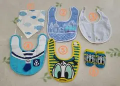 【匿名配送】スタイ　靴下　ベビードール　familiar　よだれ掛け