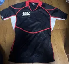 Canterbury ラグビーシャツ ブラック レッドのサムネイル