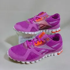お安く提供！Reebok リアルフレックス パープル 23.0cm スニーカー