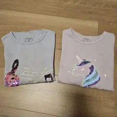 GLOBAL WORK 長袖Tシャツ 2枚セット 140cmのサムネイル