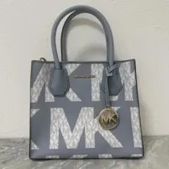 MICHAEL KORS ハンドバッグ MKロゴ ブルーのサムネイル