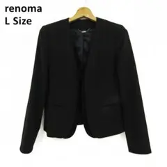 renoma　FEMME レノマ　ファム ジャケット 黒 L オフィス