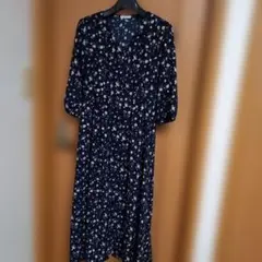 COLZA花柄ロングワンピースMサイズ