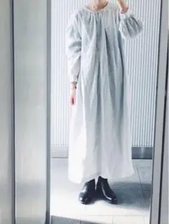 【美品】さざなみ　kostya （white）　ワンピース 2025年最新】さざなみ ワンピースの人気アイテム - メルカリ