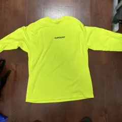 QUIKSILVER 長袖Tシャツ ネオンイエロー L