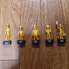 E希少非売品☆2002年日清カップヌードルU.T.カップクリップ宇宙人3個他