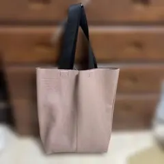 【最終価格】ピンク 本革トートバッグのサムネイル