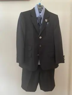 フォーマルスーツ ブラック 120cm