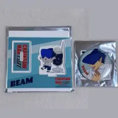 チェンソーマン カフェ 限定 ビーム ミニアクリルスタンド アクスタ 缶バッジ
