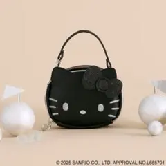 HELLO KITTY×BRILMY ミニズボラコスメポーチ黒　美品