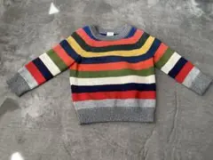 baby GAP マルチカラー ニットセーター 12-18ヶ月　80cm