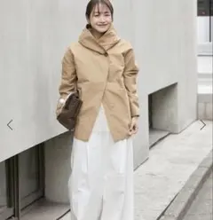 タグ付き未使用ジャーナルスタンダード グログランフードコート36サイズ春アウター