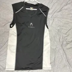 HO SOCCER ノースリーブ シャツ XL 黒/白/タンクトップ
