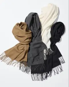 【完売】UNIQLO ヒートテックマフラー　ベージュ