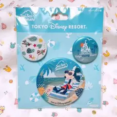 ★SuiSui Summer ミッキーマウスと仲間たち カンバッジセット★78