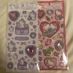 サンリオキラキラジュエルシール ウサハナ キティ チャーミーキティ