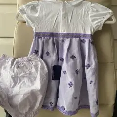 花柄刺繍　ワンピース 90cm パンツ付きのサムネイル