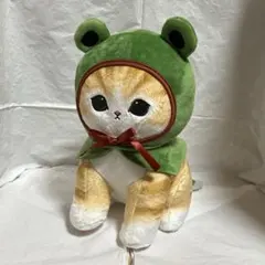 モフサンド　カエルにゃん　BIG ぬいぐるみ　着ぐるみ　レインコート　猫