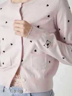 LILY BROWNリリーブラウン今期love letterニットカーディガン