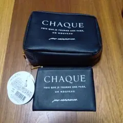 CHAQUE ロゴ入りポーチ 　コインケースのサムネイル