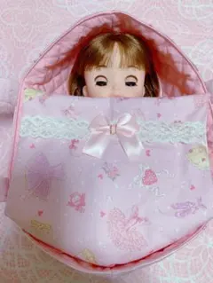 84 敷布団付　メルちゃん　ソランちゃん　クーファン　布団セット　バレエ　ドレス