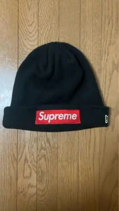 Supreme New Era Box Logo Beanie 黒のサムネイル