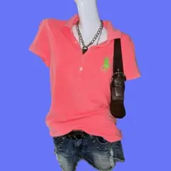 00s ラルフローレン ビッグポニー ポロシャツ y2k 平成女児 平成ギャル