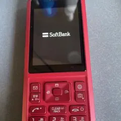 SoftBank 赤 プリペイド 携帯電話 本体のサムネイル