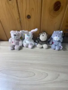 NICI ぬいぐるみ キーホルダー 4点セットのサムネイル