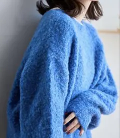 ブークレ 2way ミックスニットカーディガン