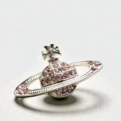 美品　ヴィヴィアンウエストウッド　ピアス　片耳　シルバー　ピンク　オーブのサムネイル