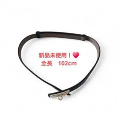 値下げしました！新品未使用！♥️ブラックレザーベルトレディース