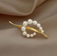 ブローチ　パールブローチ　入学式　卒業式